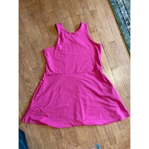 Athleta Conscious Dress Womens 1X Pink Golf Tennis Active Dress